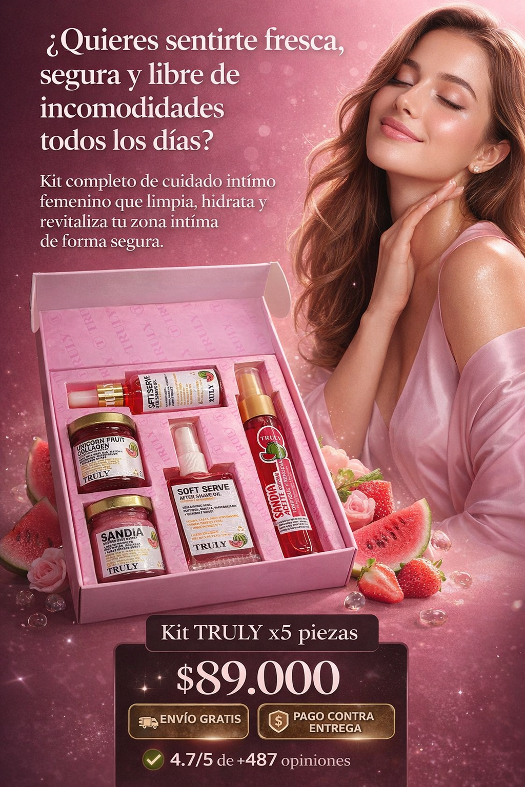 PROMO 5 EN 1 Kit Premium Kit Truly™ huele Delicioso Todo el Día - Sistema completo 5 piezas