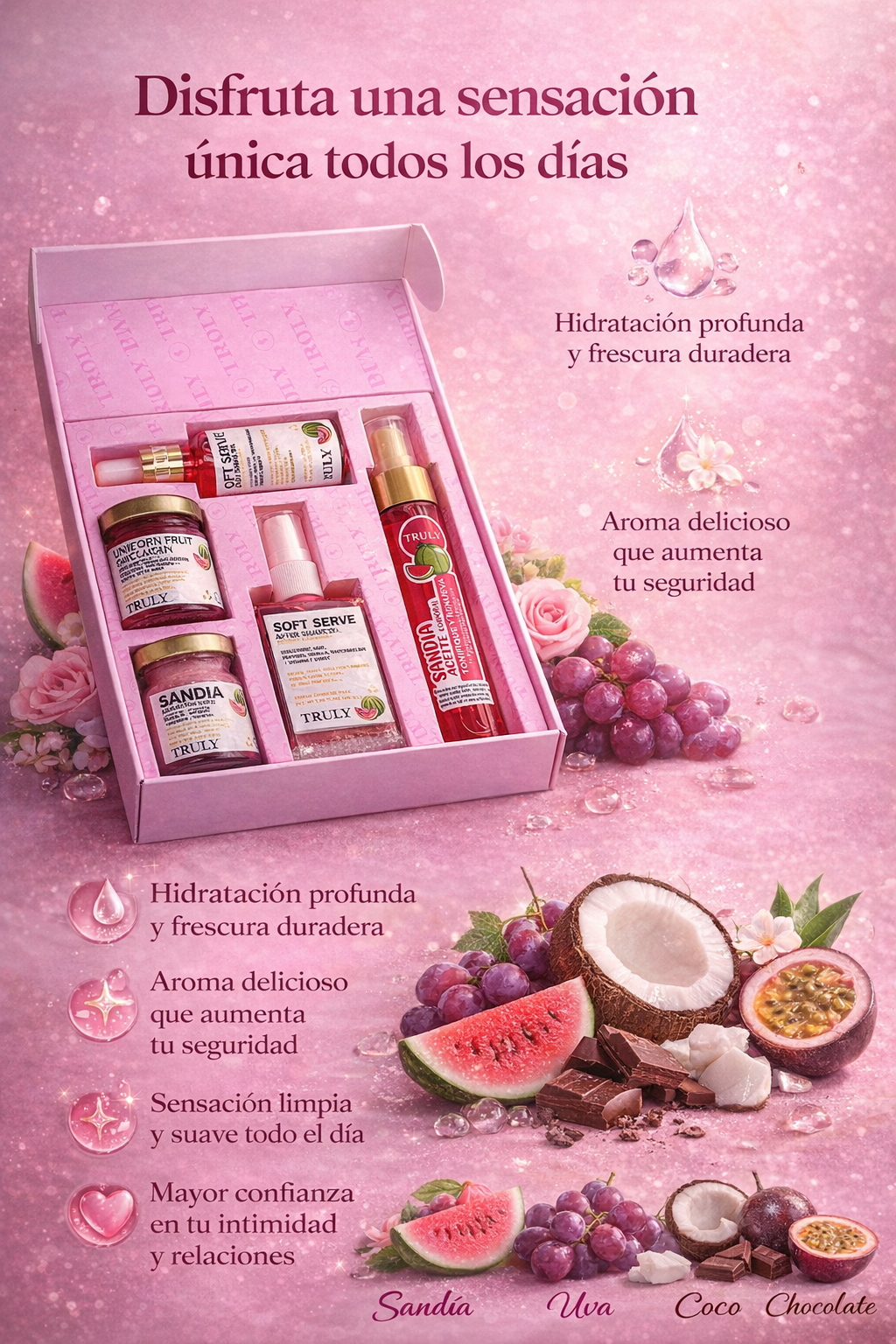 PROMO 5 EN 1 Kit Premium Kit Truly™ huele Delicioso Todo el Día - Sistema completo 5 piezas