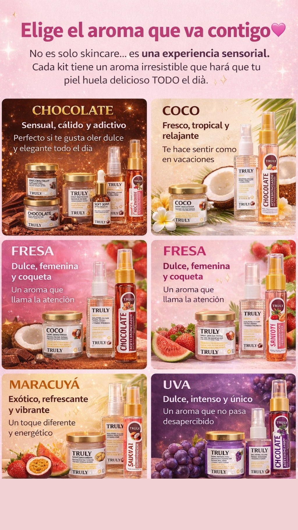 PROMO 5 EN 1 Kit Premium Kit Truly™ huele Delicioso Todo el Día - Sistema completo 5 piezas