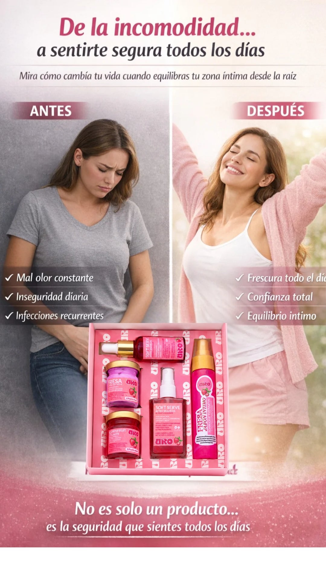 Kit URO™ | Tu Rutina Íntima Completa de 5 Piezas con Registro O POSITIV